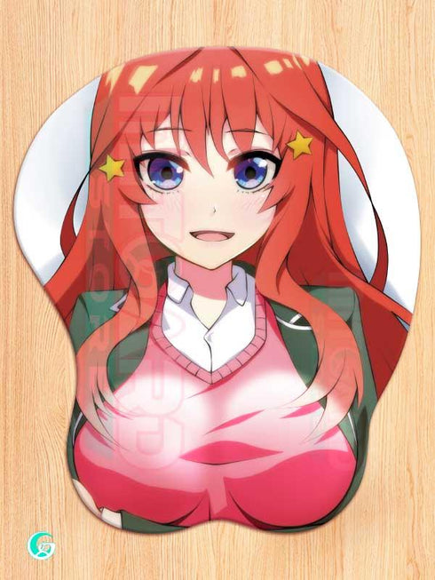 Itsuki Nakano Mousepad 3D THE QUINTESSENTIAL QUINTUPLETS Mitgard-Knight